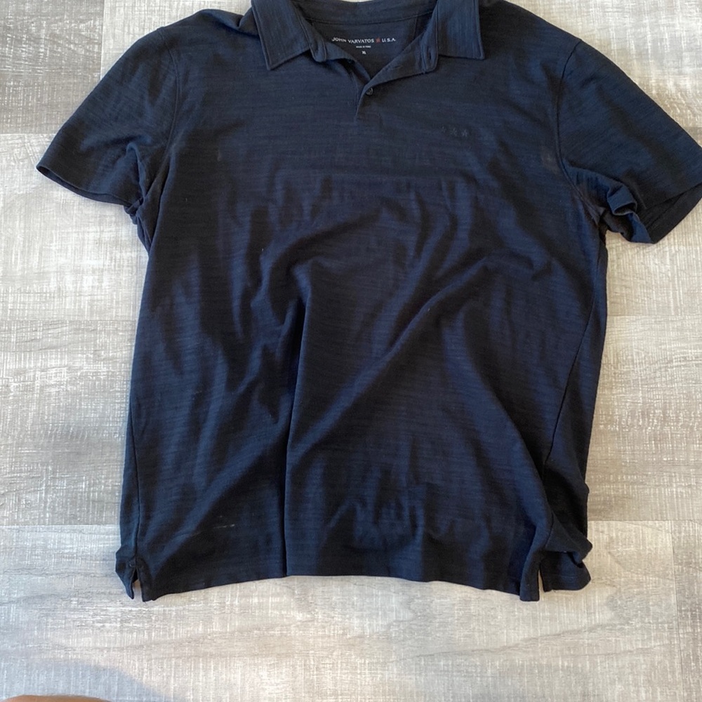 John varvatos USA black polo very nice material!